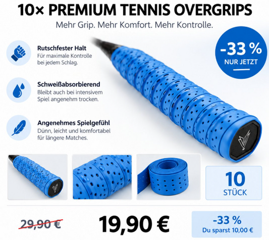 10x Premium tennis overgrips