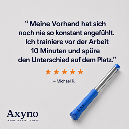 Tennis Schwung Trainer™ – Für mehr Kontrolle in 10 Minuten pro Tag