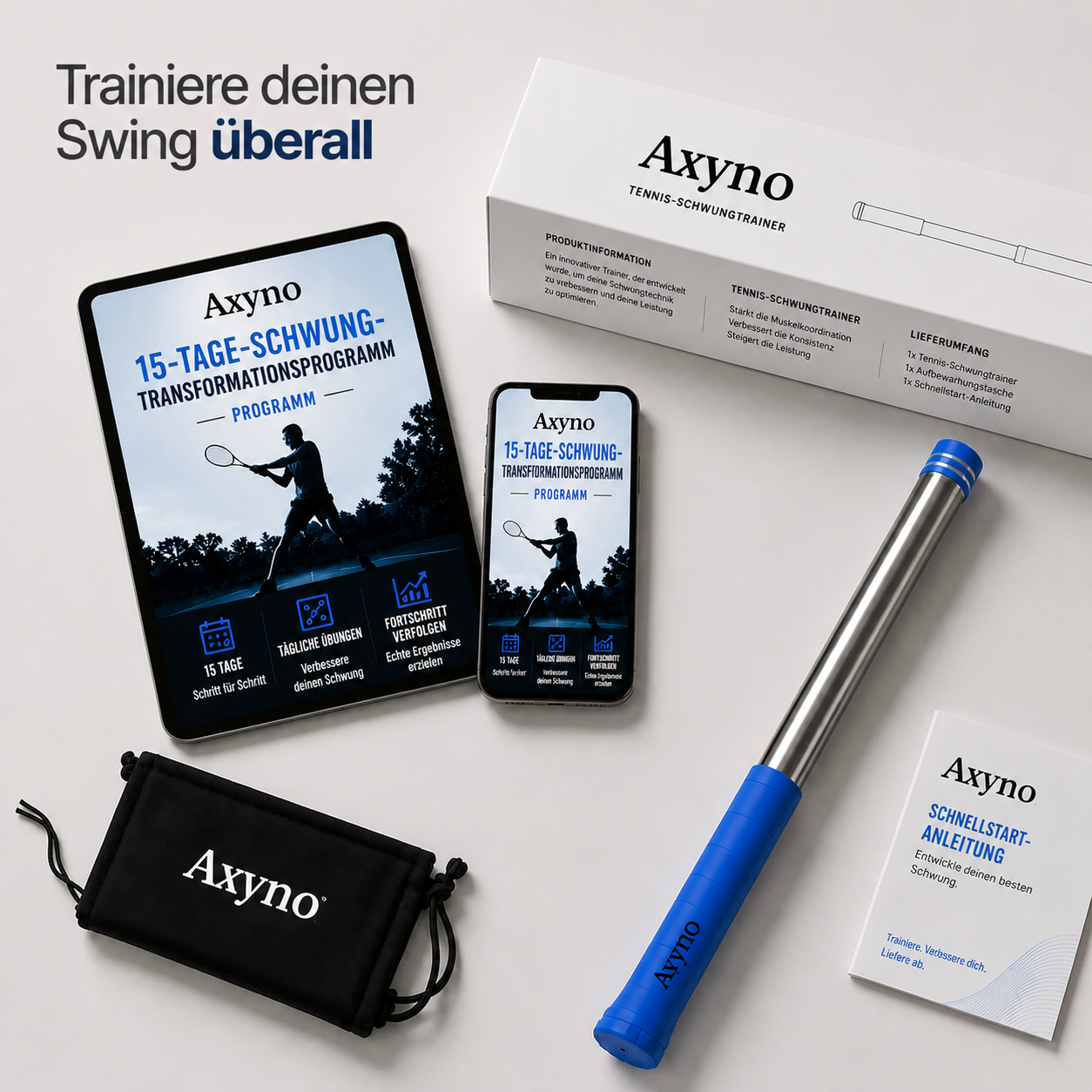 Tennis Schwung Trainer™ – Für mehr Kontrolle in 10 Minuten pro Tag